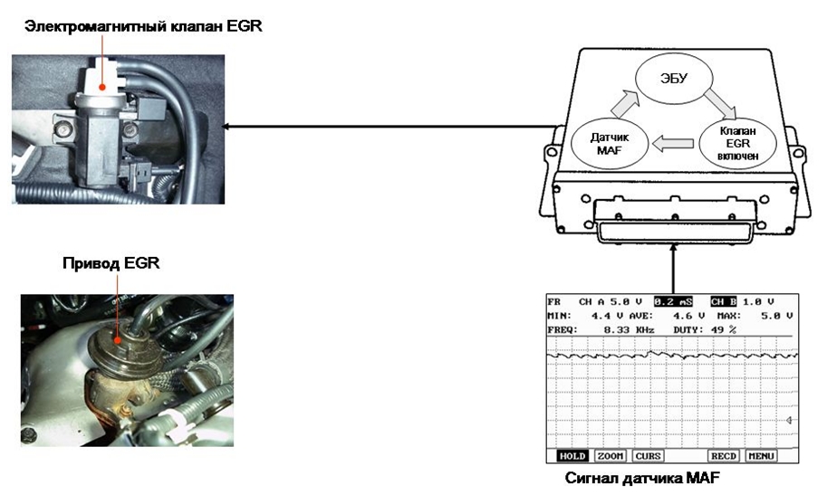 Проверка системы EGR