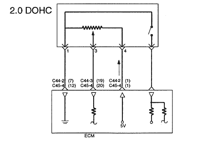 G4JP Проверка датчика положения дроссельной заслонки (ДПДЗ / TP Sensor)