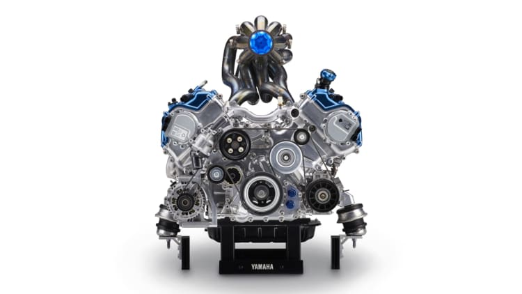 Toyota и Yamaha водородный двигатель V8
