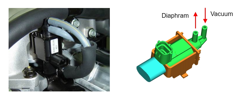 G6EA Система изменяемых впускных каналов (VIS - Variable Intake System)