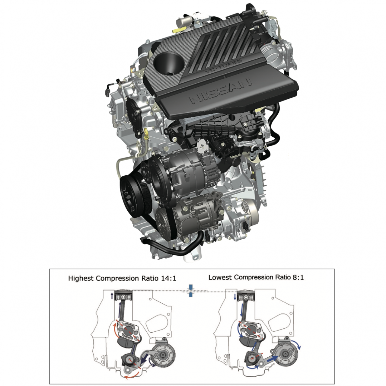 Двигатель Nissan KR15DDT
