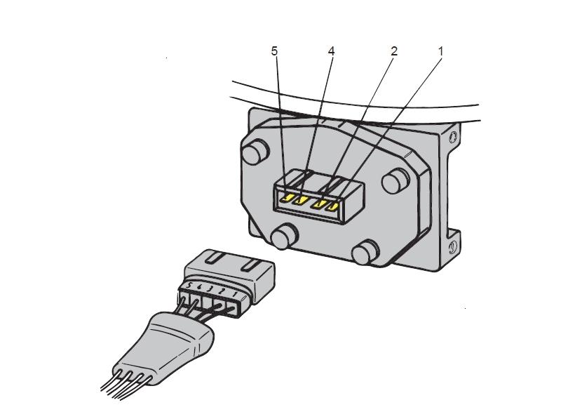 Mono-Motronic (моновпрыск): Датчик положения дроссельной заслонки (Drosselklappenpotentiometer)