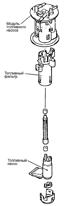 Топливный фильтр, устанавливаемый в топливном баке