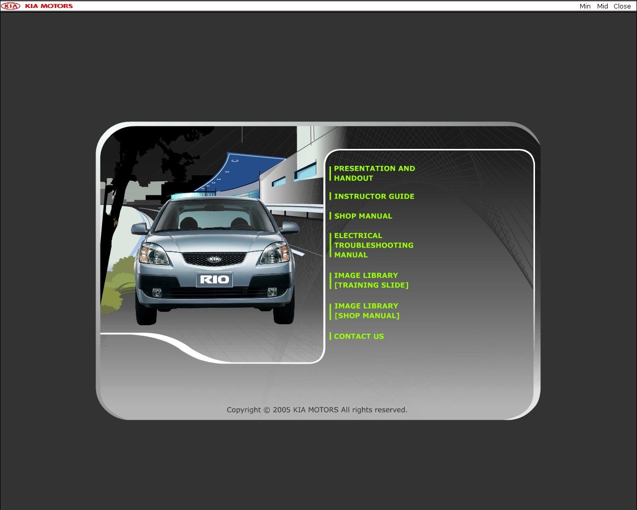Kia Rio Repair Manual скачать
