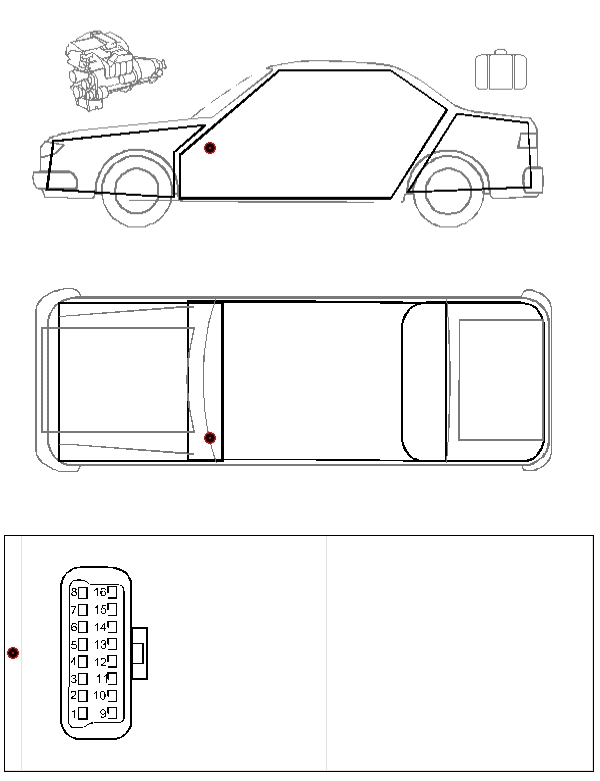 TOYOTA CAMRY ab 2001 место установки разъема диагностики