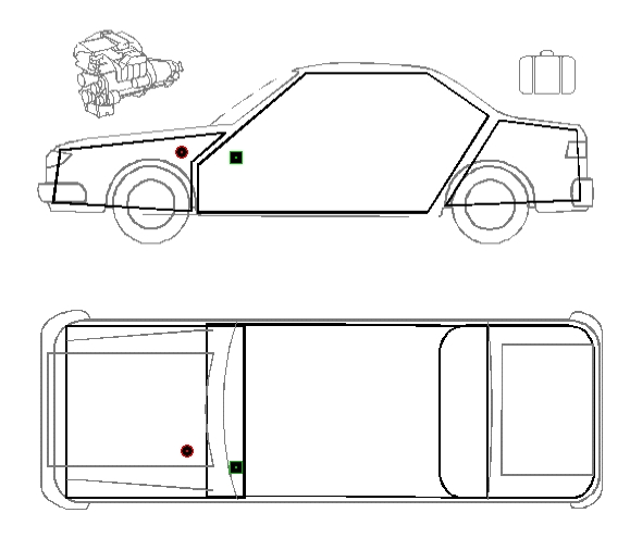 TOYOTA CRESSIDIA (Blinkcode) место установки разъема диагностики