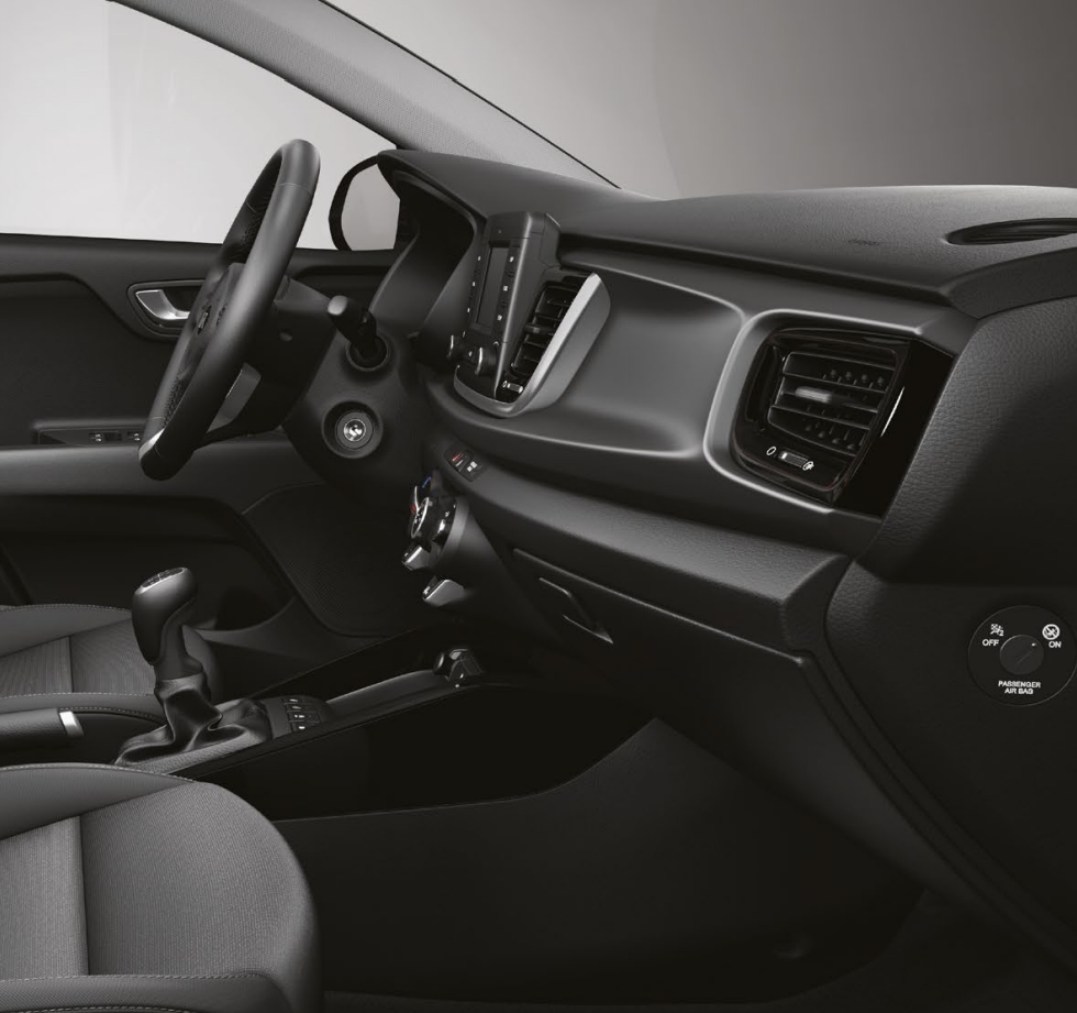Kia Rio размер салона
