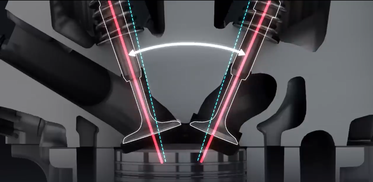 Toyota Dynamic Force развал клапанов 41 градус