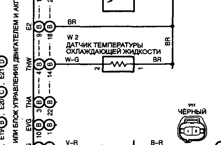 4ZZ-FE Проверка датчика температуры двигателя