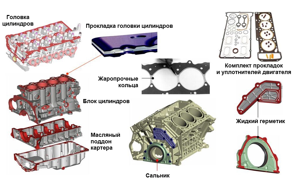Прокладки и сальники