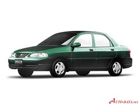 Kia Avella Delta 1.5 i 165 (105 лс) | Технические характеристики, расход топлива , Габариты - фото