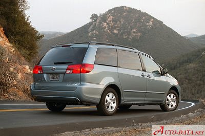Toyota Sienna II 3.3 i V6 24V (233 Hp) /2003, 2004, 2005, 2006/  Specs - фото