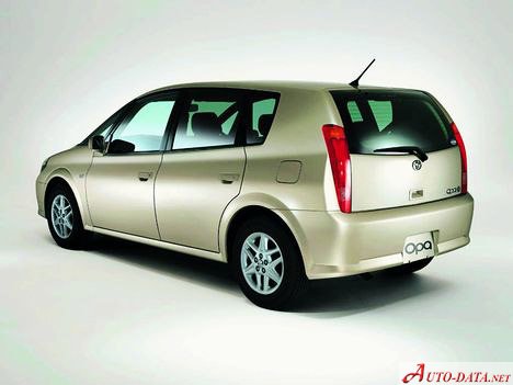 Toyota Opa 2.0 i 16V D-4 (152 Hp) /2000, 2001, 2002, 2003, 2004, 2005/  Specs - фото