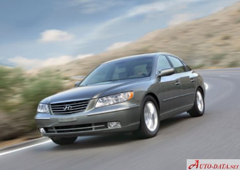 Hyundai Grandeur/Azera  4 (TG) 3.8 56 (264 Hp) Автомат | Технические характеристики, Расход топлива, Размеры - фото