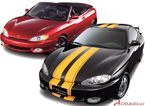 Hyundai Tiburon 2.0 i 165 (139 Hp) Автомат | Технические характеристики, Расход топлива, Размеры - фото