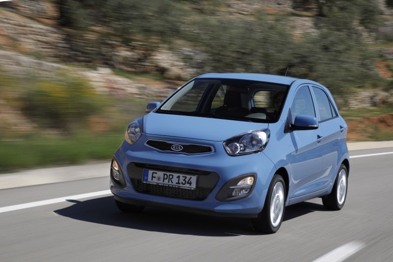 Kia Picanto II 5D 1.2 16V (85 лс) automatic | Технические характеристики, расход топлива , Габариты - фото