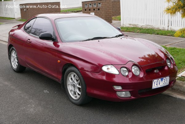 Hyundai Coupe 1 (RD2, facelift 1999) 2.0 i 165 (139 Hp) Автомат | Технические характеристики, Расход топлива, Размеры - фото