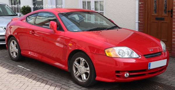 Hyundai Coupe 2 (GK) 2.0 i 165 (136 Hp) | Технические характеристики, Расход топлива, Размеры - фото