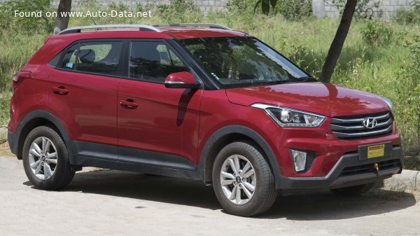Hyundai Creta 1 1.4 CRDi (90 Hp) | Технические характеристики, Расход топлива, Размеры - фото