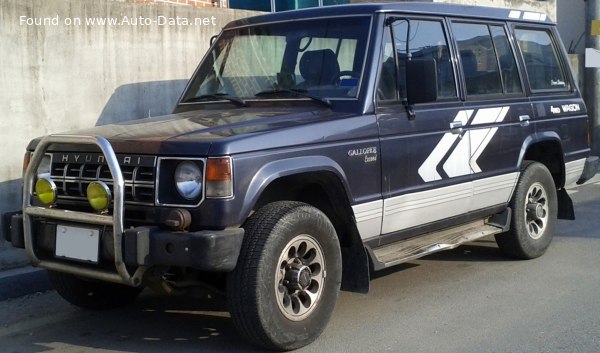 Hyundai Galloper 3.0 56 (141 Hp) | Технические характеристики, Расход топлива, Размеры - фото