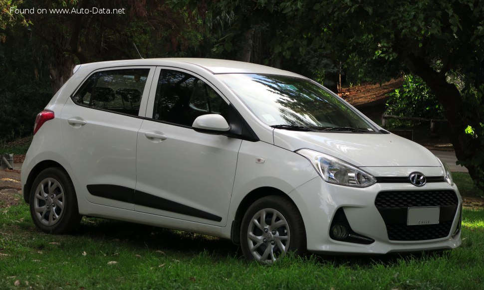 Hyundai Grand i10 2 (facelift 2017) 1.2 (82/66 Hp) CNG | Технические характеристики, Расход топлива, Размеры - фото