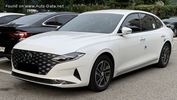Hyundai Grandeur/Azera 6 (IG, facelift 2019) 2.5 Smartstream (198 Hp) Автомат | Технические характеристики, Расход топлива, Размеры - фото