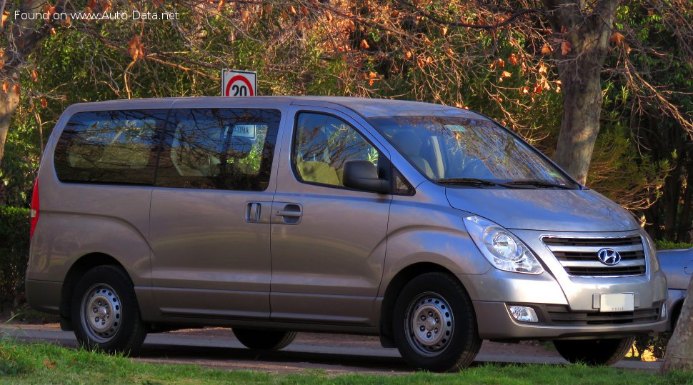 Hyundai H-1 2 Wagon (facelift 2015) 2.5 TCi (101 Hp) | Технические характеристики, Расход топлива, Размеры - фото