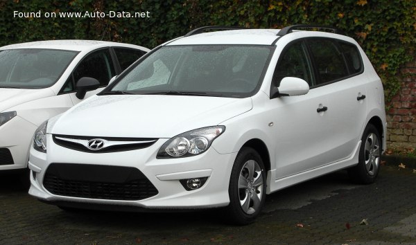 Hyundai i30 1 CW (facelift 2010) 1.6 CRDi (116 Hp) | Технические характеристики, Расход топлива, Размеры - фото