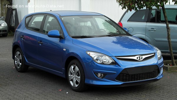 Hyundai i30 1 (facelift 2010) 1.4 (109 Hp) | Технические характеристики, Расход топлива, Размеры - фото