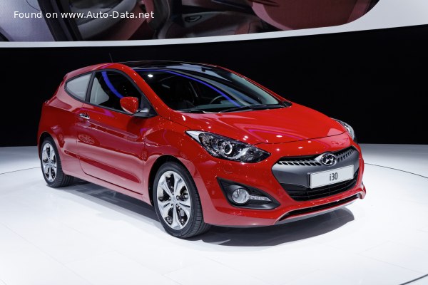 Hyundai i30 2 Coupe 1.6 GD1 (135 Hp) | Технические характеристики, Расход топлива, Размеры - фото