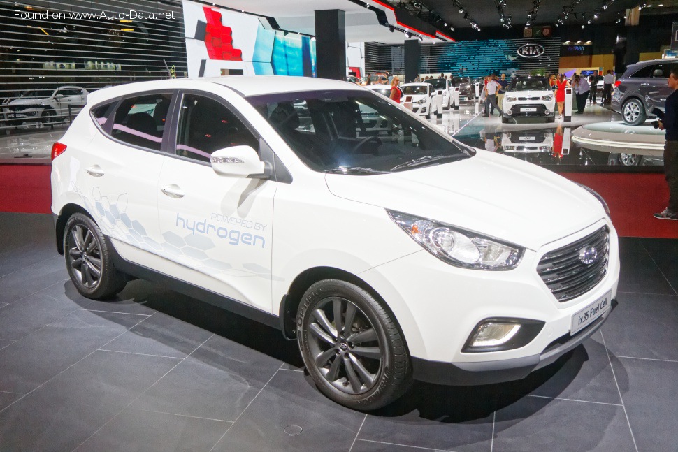 Hyundai ix35 FCE5 (136 Hp) Fuel Cell Автомат | Технические характеристики, Расход топлива, Размеры - фото