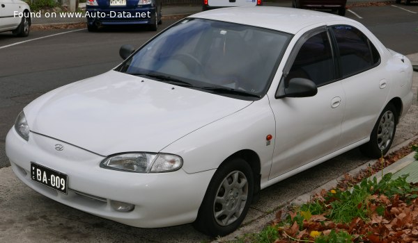 Hyundai Lantra 1.8 165 (128 Hp) | Технические характеристики, Расход топлива, Размеры - фото