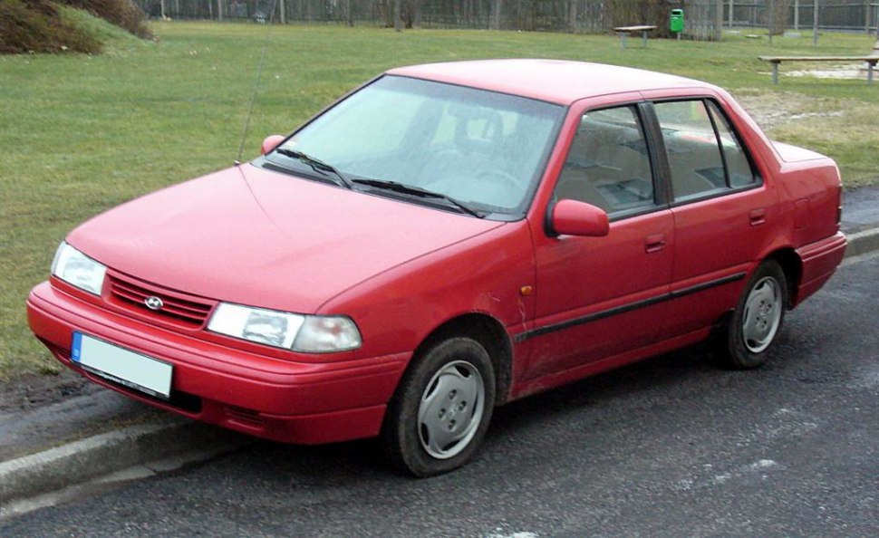 Hyundai Pony (X-2) 1.5 (72 Hp) | Технические характеристики, Расход топлива, Размеры - фото