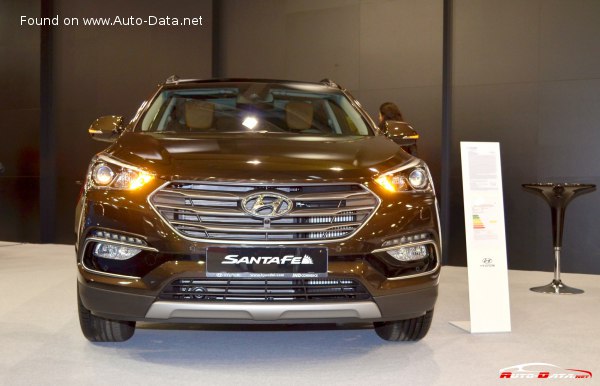 Hyundai Santa Fe 3 (DM, facelift 2015) 3.3 MPi (270 Hp) AWD Автомат | Технические характеристики, Расход топлива, Размеры - фото