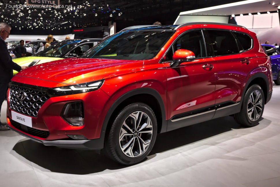 Hyundai Santa Fe  4 (TM) R 2.2 CRDi (197 Hp) Автомат | Технические характеристики, Расход топлива, Размеры - фото