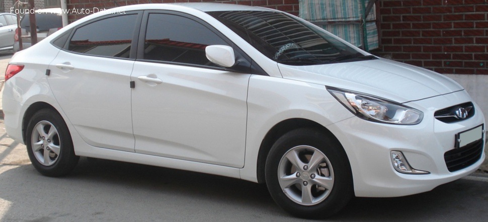 Hyundai Solaris 1 Седан 1.4 MP1 (107 Hp) | Технические характеристики, Расход топлива, Размеры - фото