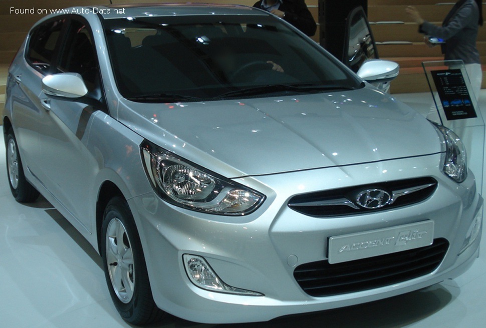 Hyundai Solaris 1 1.4 MP1 (107 Hp) | Технические характеристики, Расход топлива, Размеры - фото