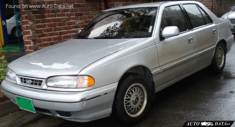 Hyundai Sonata 2 (Y2, facelift 1991) 2.0i GLS 165 (131 Hp) | Технические характеристики, Расход топлива, Размеры - фото