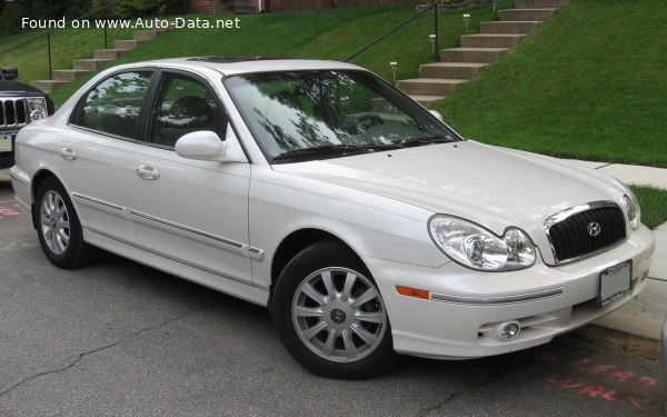 Hyundai Sonata  4 (EF, facelift 2001) 1.8 (131 Hp) | Технические характеристики, Расход топлива, Размеры - фото