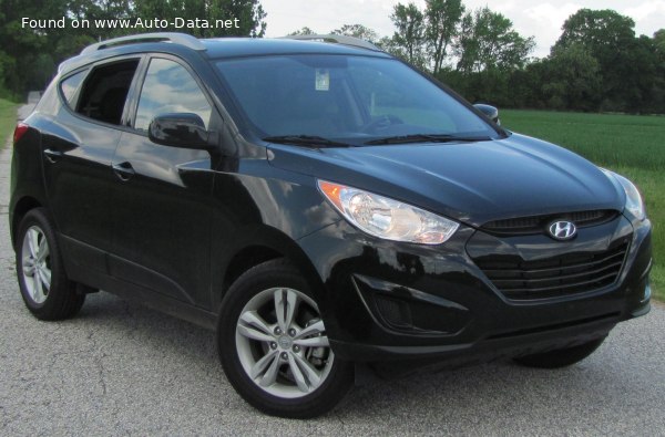 Hyundai Tucson 2 2.4 (176 Hp) | Технические характеристики, Расход топлива, Размеры - фото