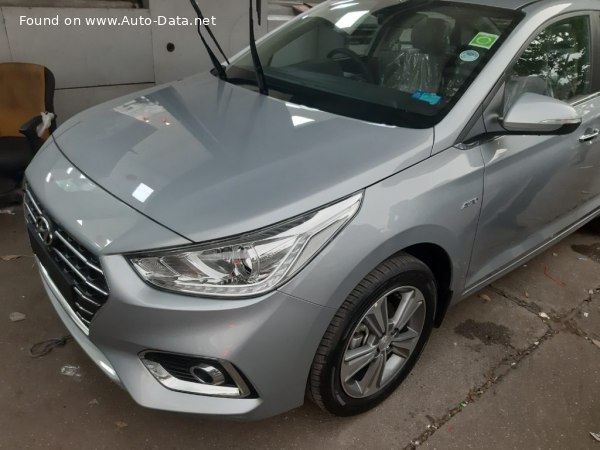 Hyundai Verna 5 1.6 Gamma (123 Hp) Автомат | Технические характеристики, Расход топлива, Размеры - фото