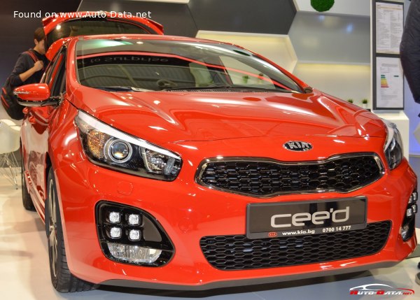 Kia Cee'd 2 (facelift 2015) 1.6 CRD1 (136 лс) ISG | Технические характеристики, расход топлива , Габариты - фото