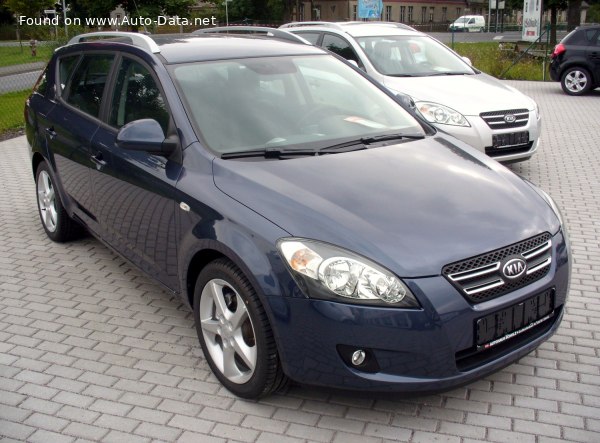 Kia Cee'd SW 1 2.0 CVVT (143 лс) | Технические характеристики, расход топлива , Габариты - фото