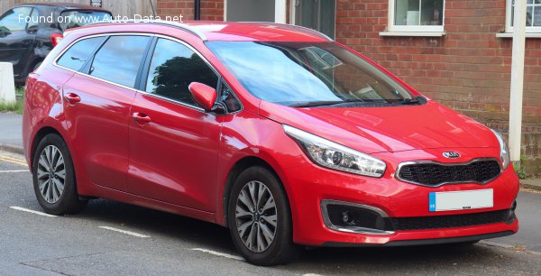 Kia Cee'd SW 2 (facelift 2015) 1.4 CVVT (100 лс) ISG | Технические характеристики, расход топлива , Габариты - фото