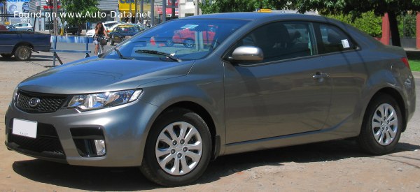 Kia Cerato 2 Koup 2.0 (156 лс) | Технические характеристики, расход топлива , Габариты - фото
