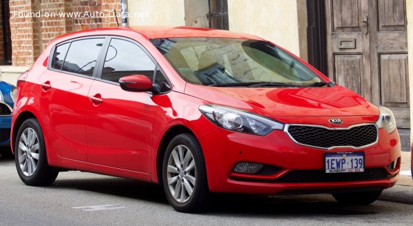 Kia Cerato 3 Хэтчбек 2.0 GD1 (175 лс) Автомат | Технические характеристики, расход топлива , Габариты - фото