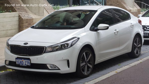 Kia Cerato 3 Седан (facelift 2016) 2.0 MP1 (152 лс) Автомат | Технические характеристики, расход топлива , Габариты - фото