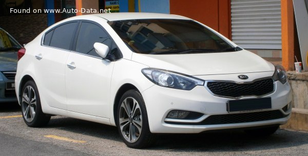 Kia Cerato 3 Седан 1.8 MP1 (150 лс) Автомат | Технические характеристики, расход топлива , Габариты - фото