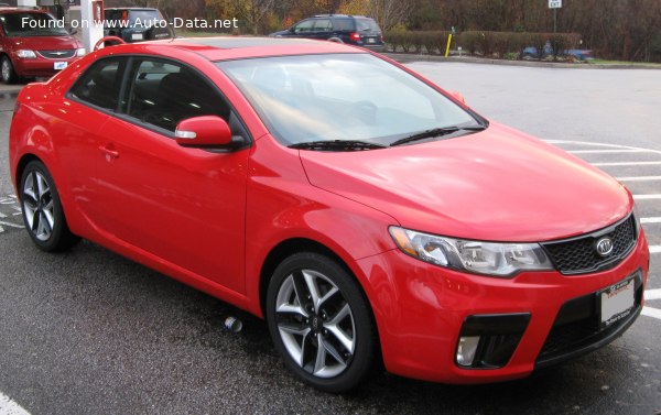 Kia Forte 1 Koup 2.0 (156 лс) Manual 6-speed | Технические характеристики, расход топлива , Габариты - фото