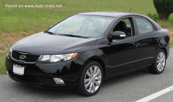 Kia Forte 1 (TD) 2.4 (165 лс) Автомат 6-speed | Технические характеристики, расход топлива , Габариты - фото